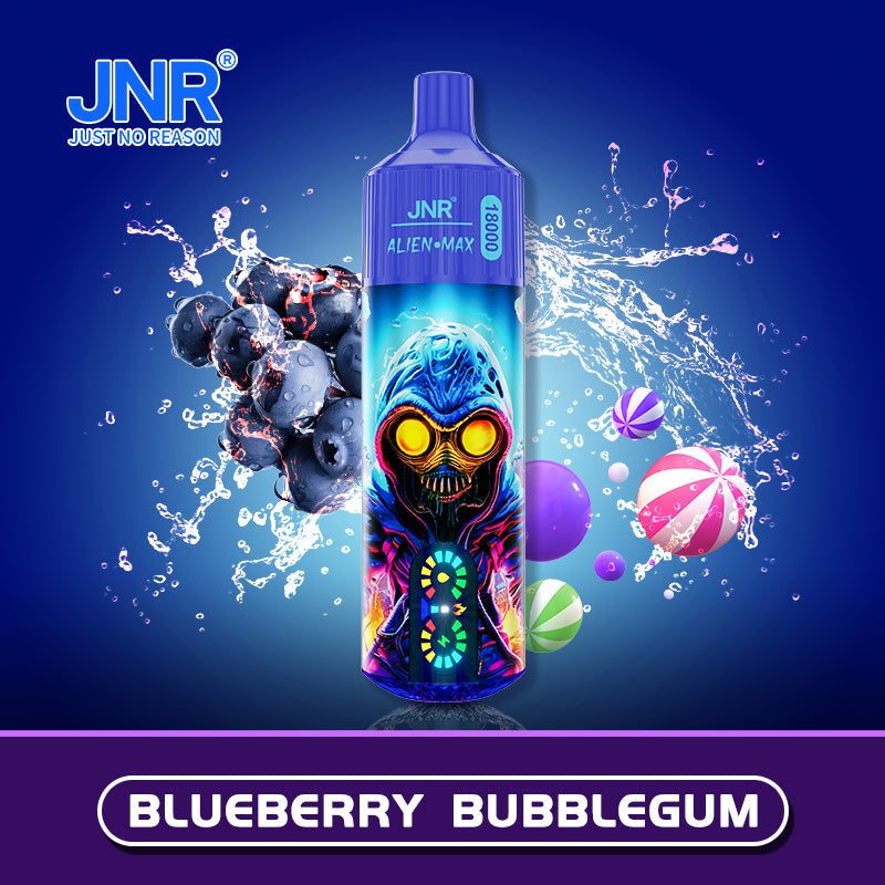 JNR Alien Max 18000 Puffs Disposable Vape Blueberry Bubblegum