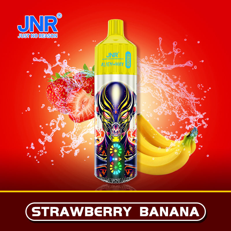 JNR Alien Max 18000 Puffs Disposable Vape Strawberry Banana