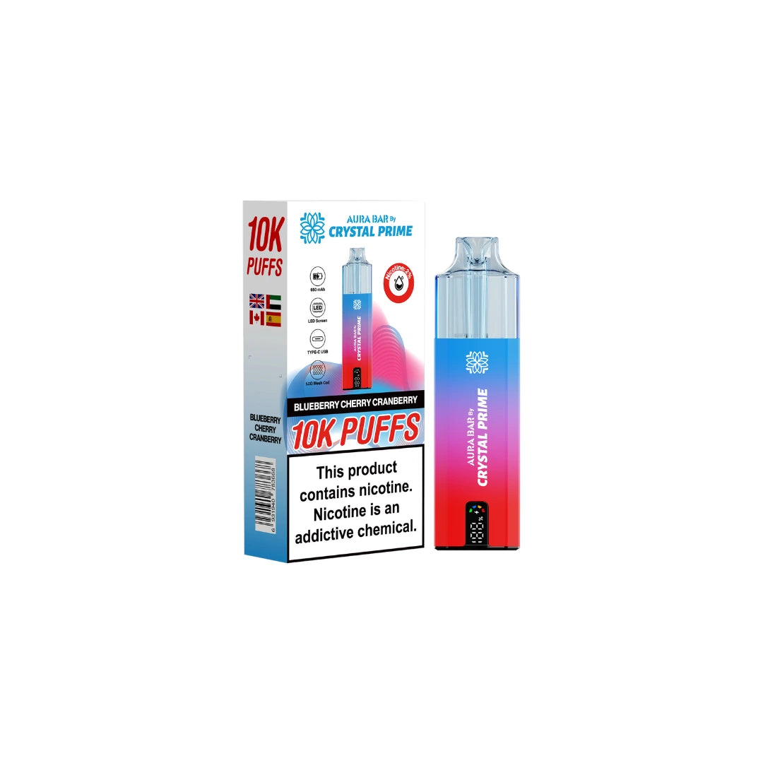 Aura Bar 10000 Disposable Vape By Crystal Prime