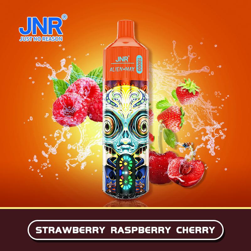 JNR Alien Max 18000 Puffs Disposable Vape Strawberry Raspberry Cherry