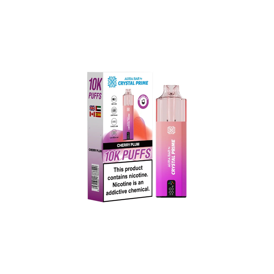 Aura Bar 10000 Disposable Vape By Crystal Prime