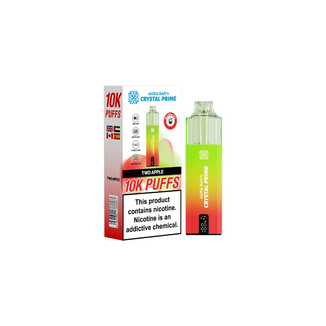 Aura Bar 10000 Disposable Vape By Crystal Prime