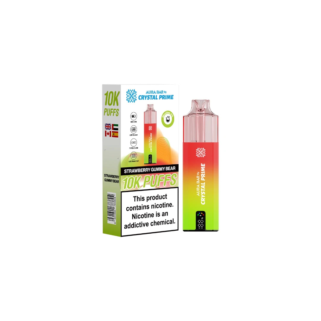 Aura Bar 10000 Disposable Vape By Crystal Prime