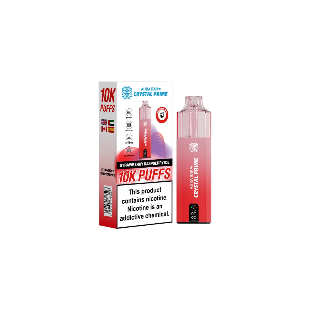 Aura Bar 10000 Disposable Vape By Crystal Prime