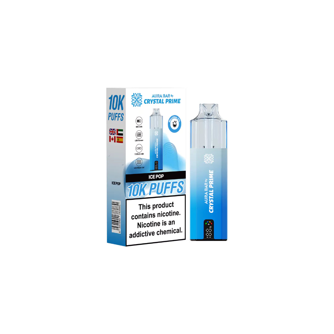 Aura Bar 10000 Disposable Vape By Crystal Prime