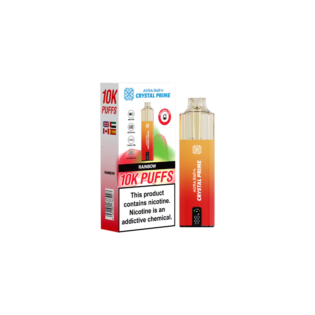 Aura Bar 10000 Disposable Vape By Crystal Prime