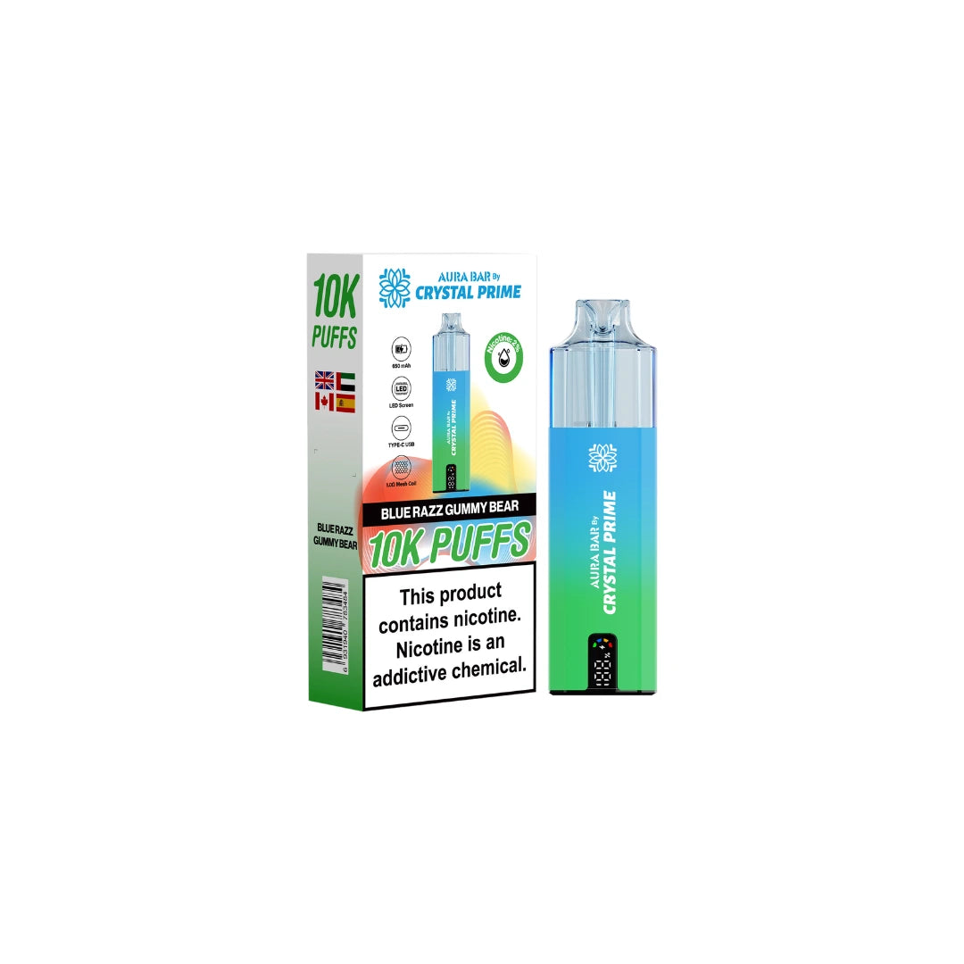 Aura Bar 10000 Disposable Vape By Crystal Prime