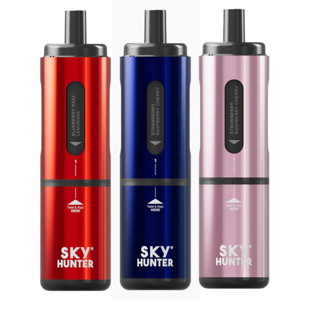 Sky Hunter 2600 Puffs 4 in 1  Disposable Vape Pod Kit (Pack of 5)