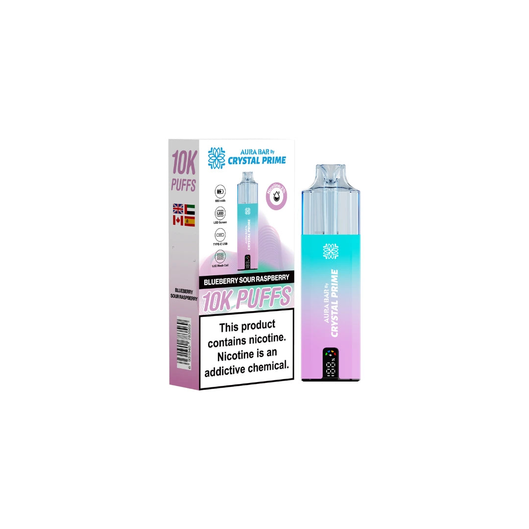 Aura Bar 10000 Disposable Vape By Crystal Prime