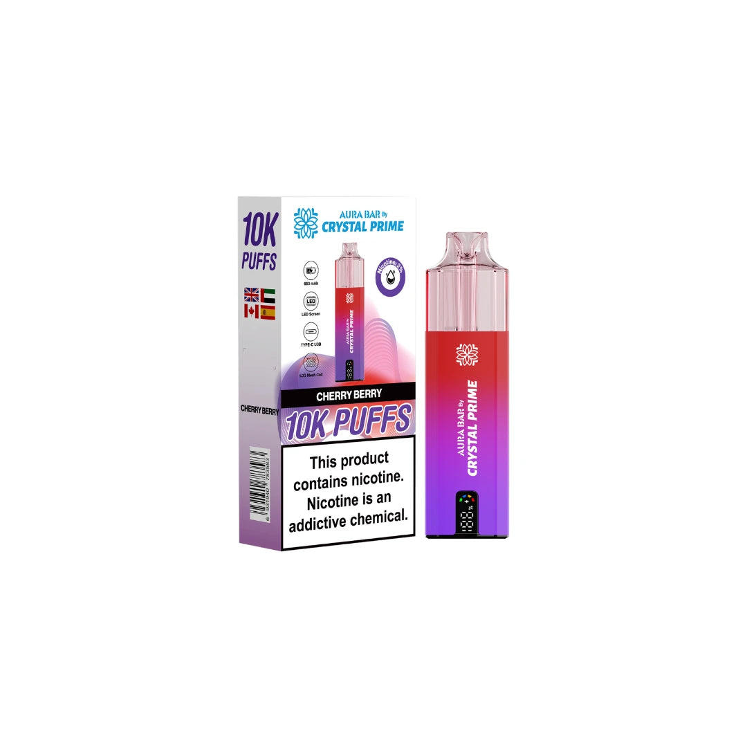 Aura Bar 10000 Disposable Vape By Crystal Prime