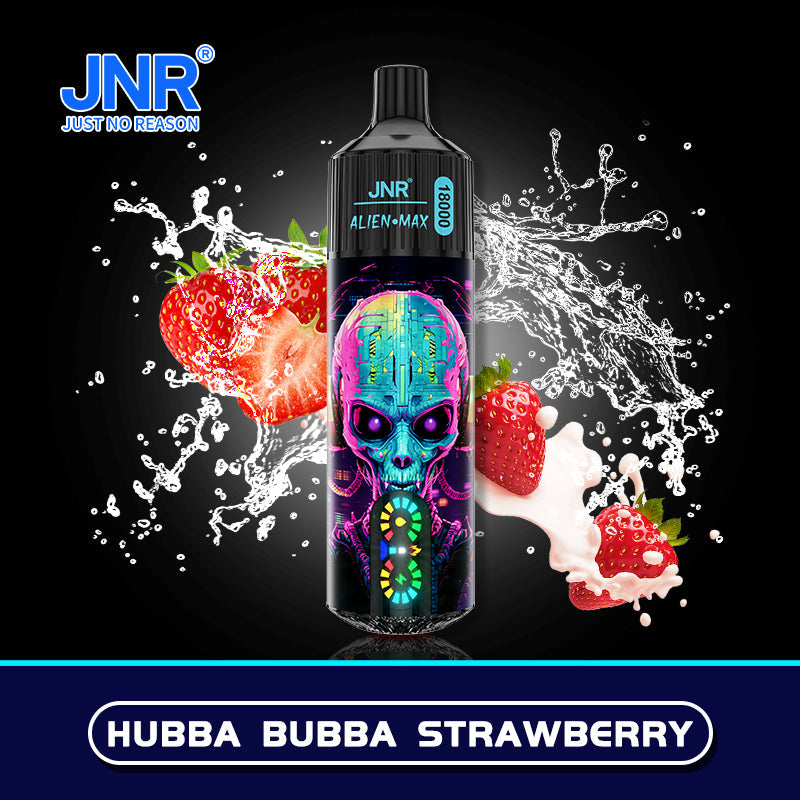 JNR Alien Max 18000 Puffs Disposable Vape Hubba Bubba Strawberry