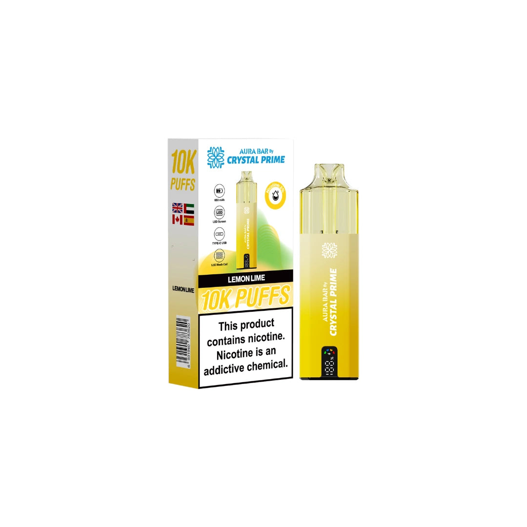 Aura Bar 10000 Disposable Vape By Crystal Prime