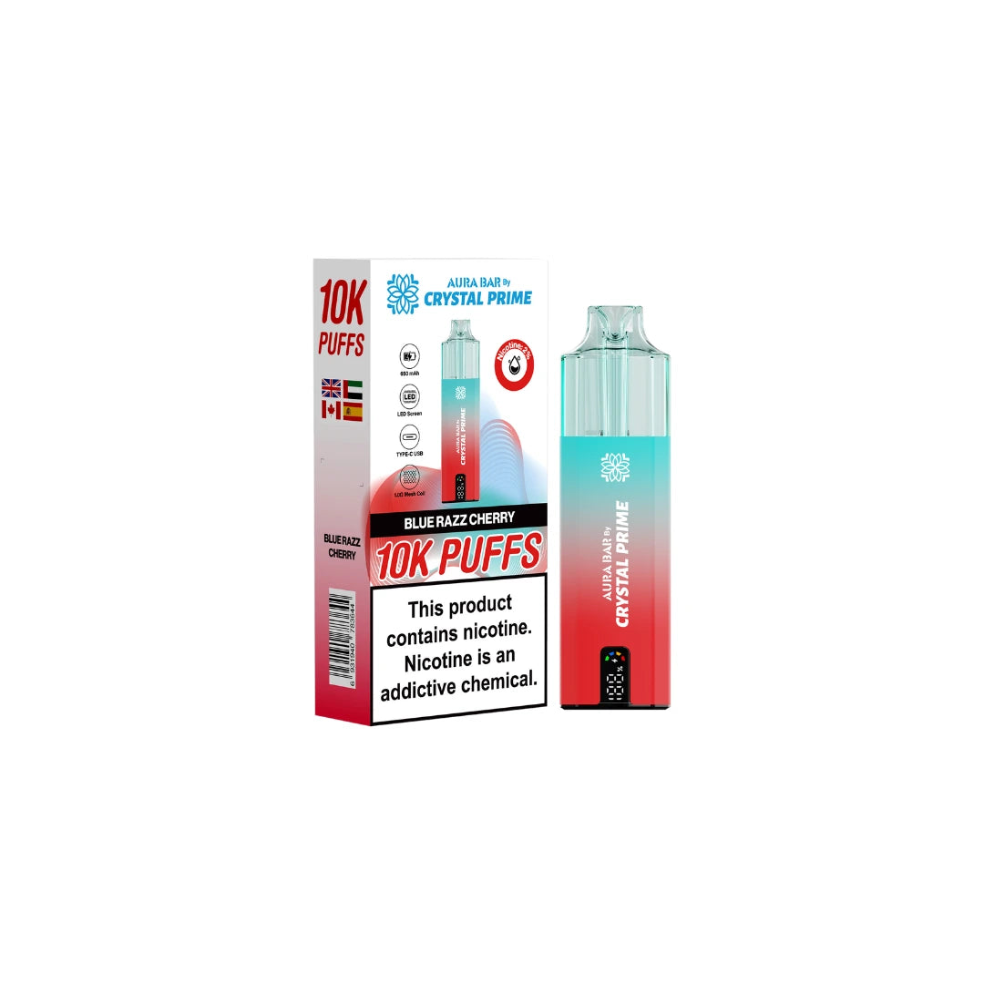 Aura Bar 10000 Disposable Vape By Crystal Prime