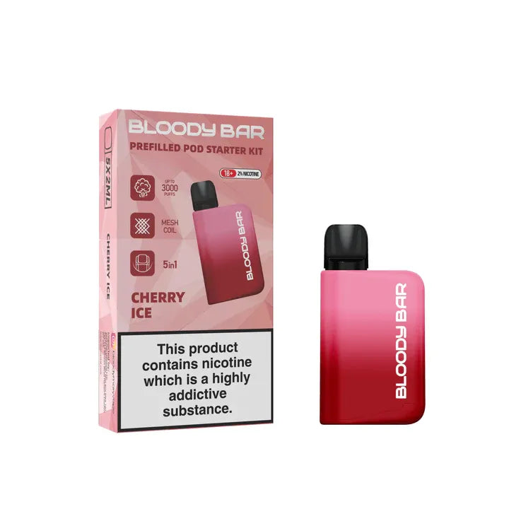 5 in 1 Bloody Bar 3000 Puffs Prefilled Pod (Pack of 5)