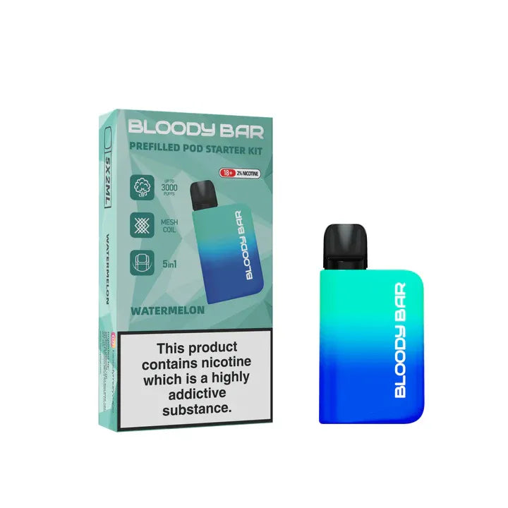 5 in 1 Bloody Bar 3000 Puffs Prefilled Pod (Pack of 5)