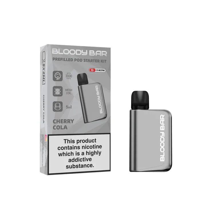 5 in 1 Bloody Bar 3000 Puffs Prefilled Pod (Pack of 5)