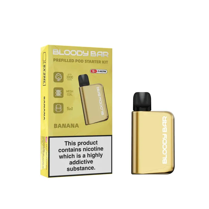 5 in 1 Bloody Bar 3000 Puffs Prefilled Pod (Pack of 5)