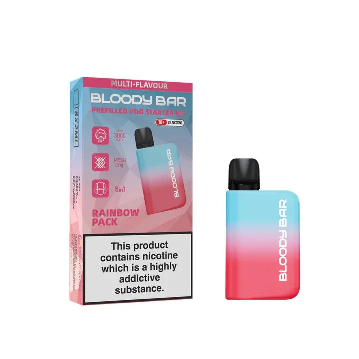 5 in 1 Bloody Bar 3000 Puffs Prefilled Pod (Pack of 5)