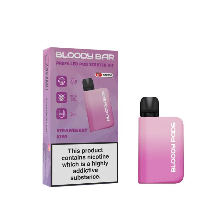 5 in 1 Bloody Bar 3000 Puffs Prefilled Pod (Pack of 5)