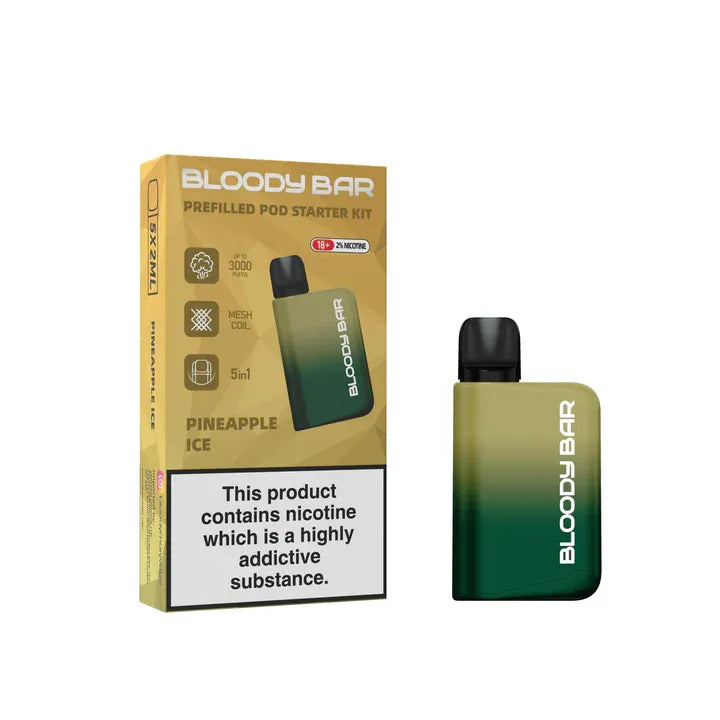 5 in 1 Bloody Bar 3000 Puffs Prefilled Pod (Pack of 5)