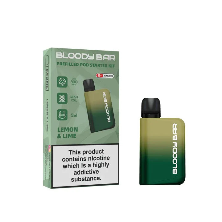 5 in 1 Bloody Bar 3000 Puffs Prefilled Pod (Pack of 5)