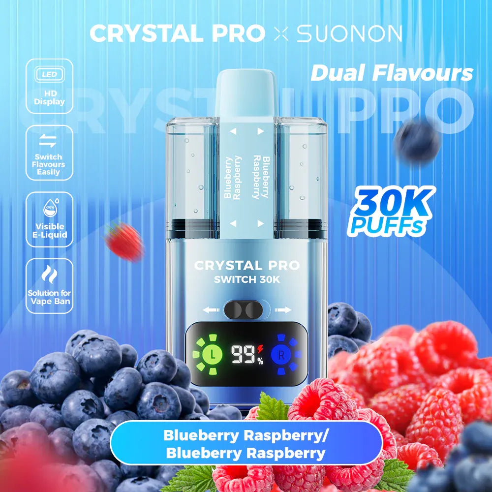 Crystal Pro Switch 30k Blueberry Raspberry/ Blueberry Raspberry