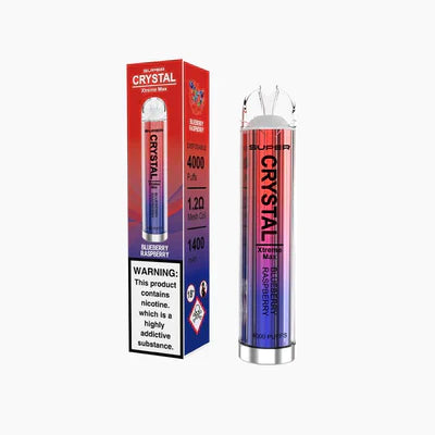 Super Crystal Xtreme Max 4000 Disposable Vape Pod Pack of 10