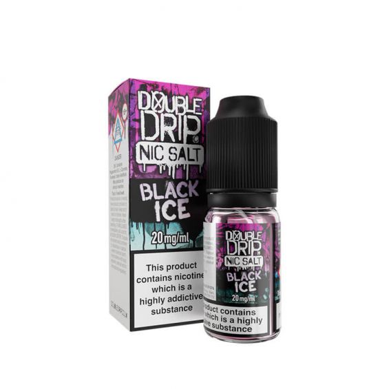 Black Ice Nic Salt by Double Drip.  - 10ml