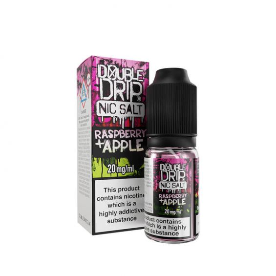 Raspberry & Apple Nic Salt by Double Drip.  - 10ml