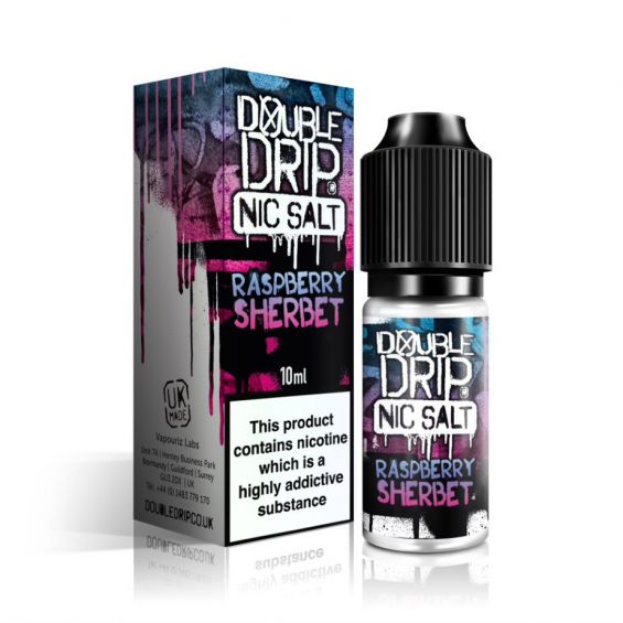 Raspberry Sherbet Nic Salt by Double Drip.  - 10ml