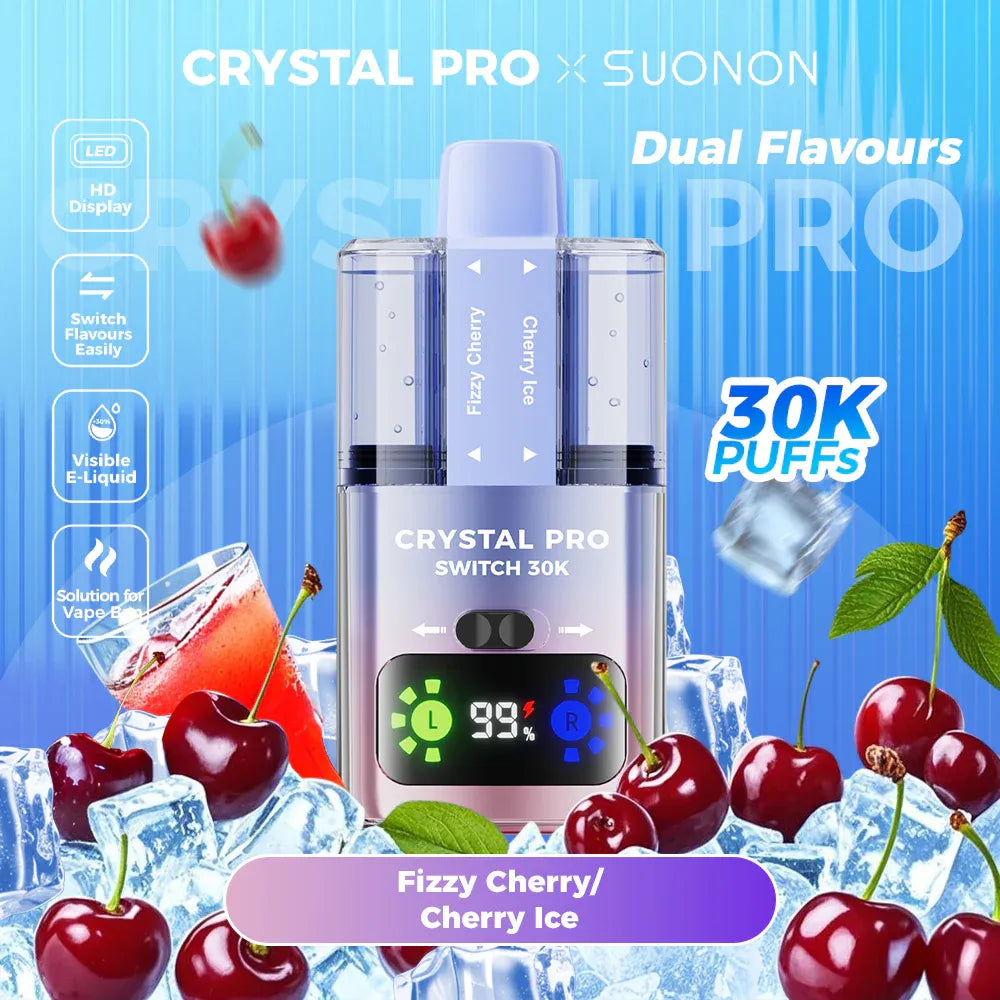 Crystal Pro Switch 30k Fizzy Cherry/ Cherry Ice