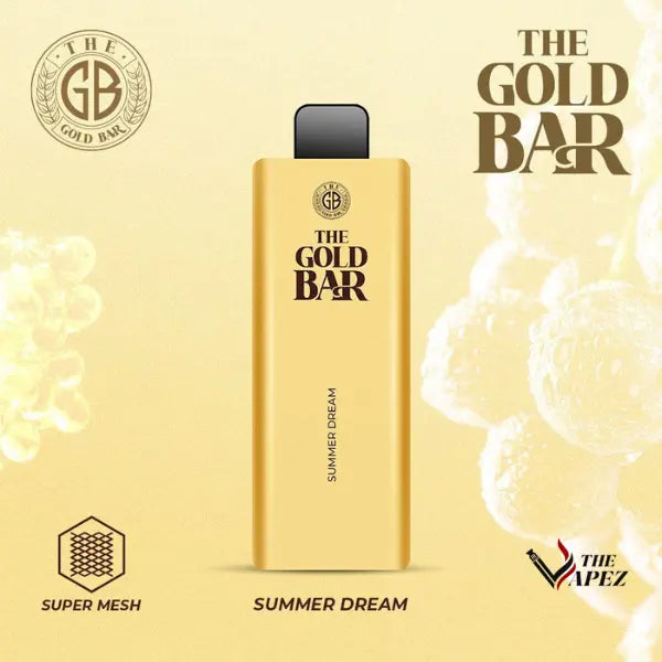 Gold Bar 4500 Puffs Disposable Vape Bar (Pack Of 10) Summer Dream