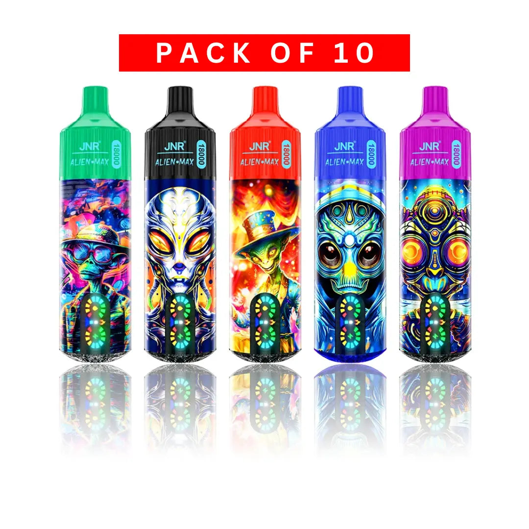 JNR Alien Max 18000 Puffs Disposable Vape (Box of 10)