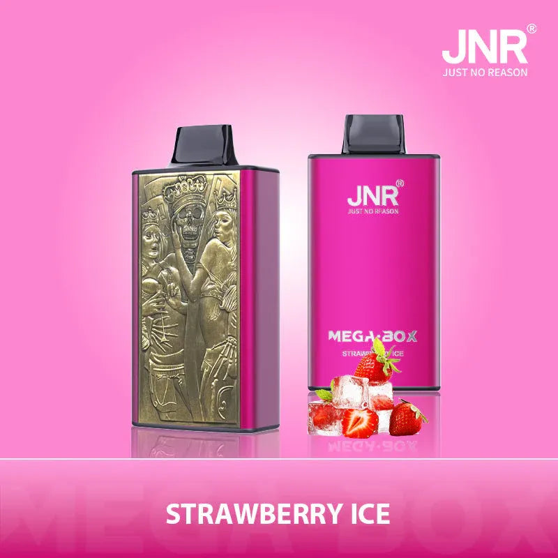 JNR Mega Box 25000 Puffs Disposable Vape Strawberry Ice