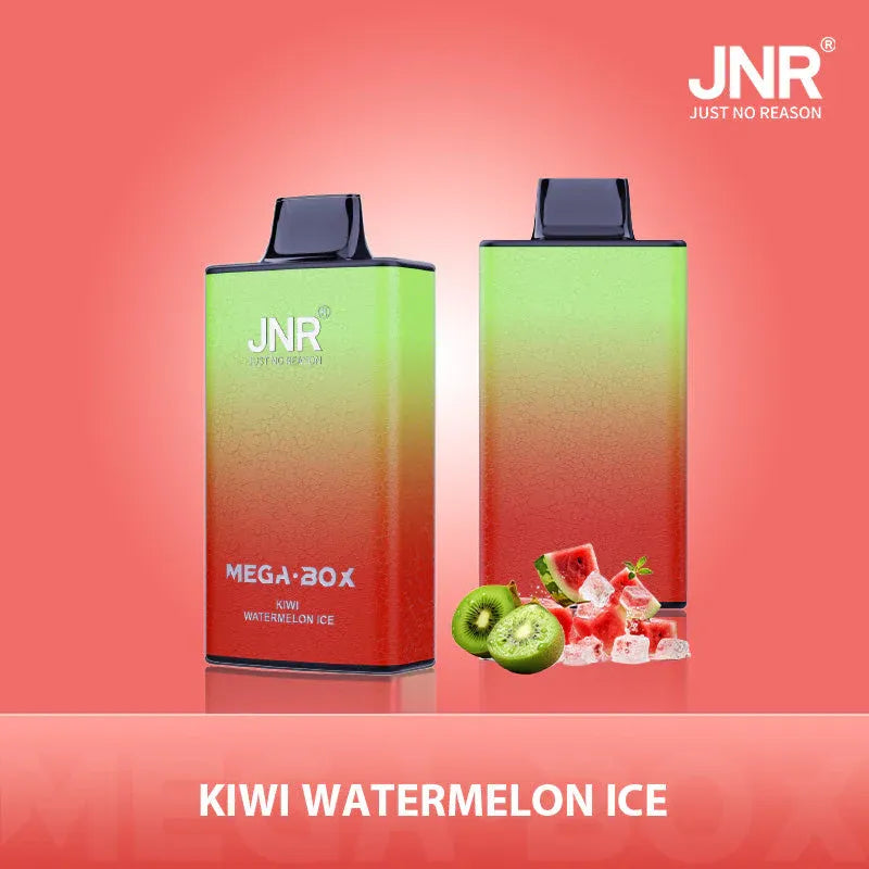 JNR Mega Box 25000 Puffs Disposable Vape Kiwi Watermelon Ice