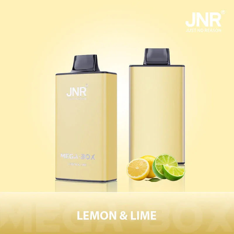 JNR Mega Box 25000 Puffs Disposable Vape Lemon And Lime