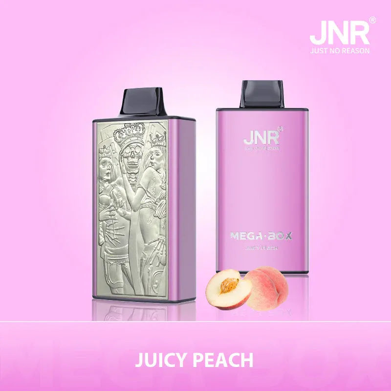 JNR Mega Box 25000 Puffs Disposable Vape Juicy Peach