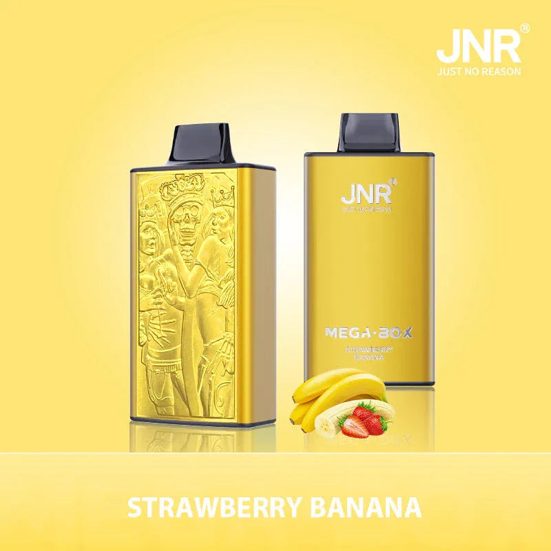 JNR Mega Box 25000 Puffs Disposable Vape Strawberry Banana