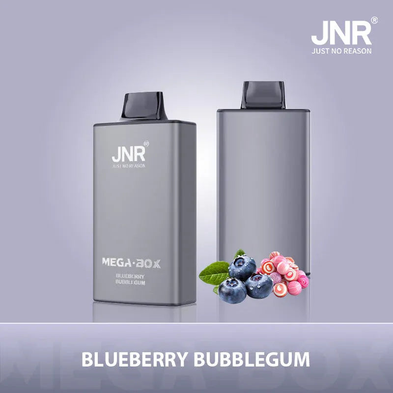 JNR Mega Box 25000 Puffs Disposable Vape Blueberry Bubblegum