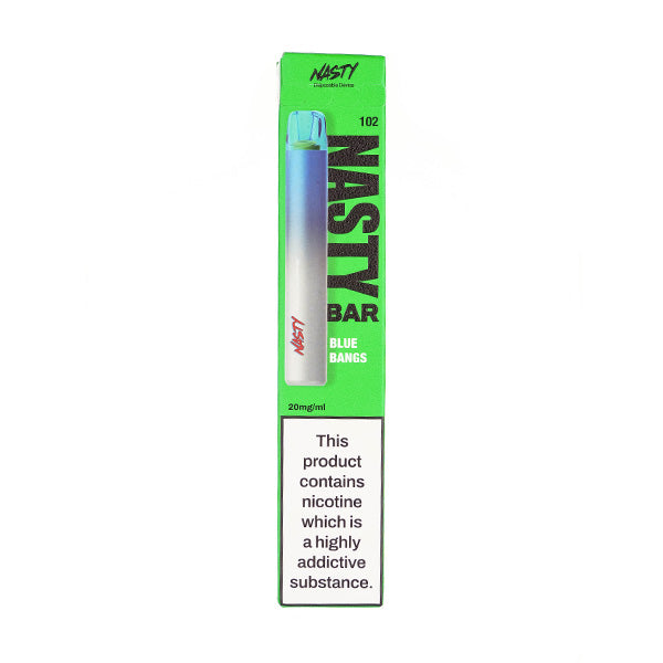 Nasty Bar DX2 Disposable Vape in blue bangs