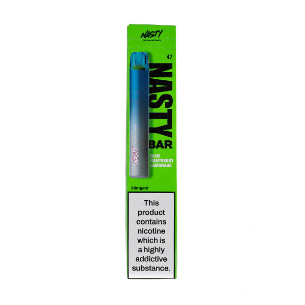 Nasty Juice Nasty Bar Disposable Vape in Blue Raspberry Lemonade flavour