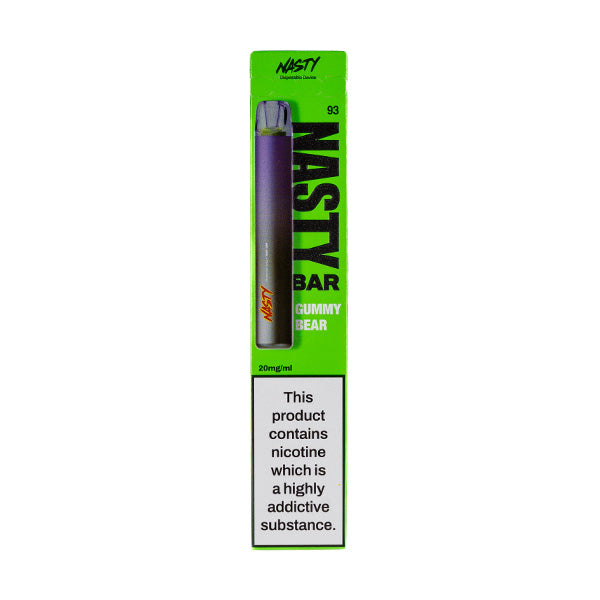 Nasty Juice Nasty Bar Disposable Vape in Gummy Bear flavour