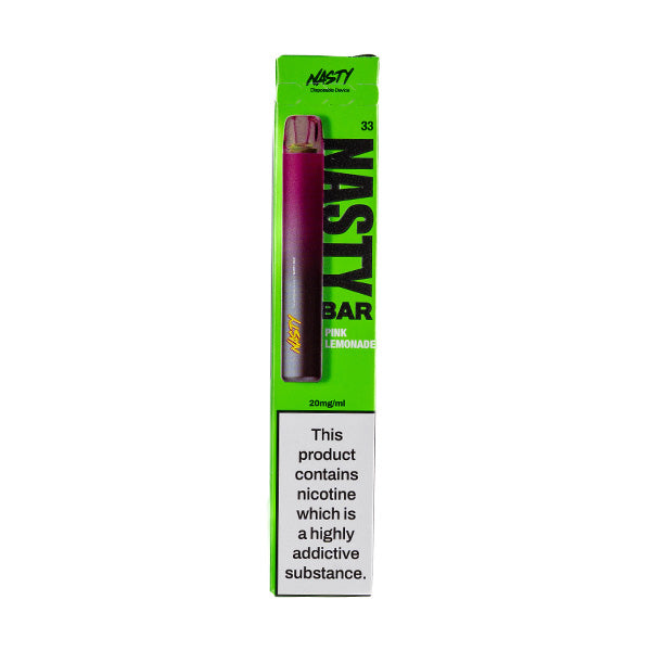 Nasty Juice Nasty Bar Disposable Vape in Pink Lemonade flavour