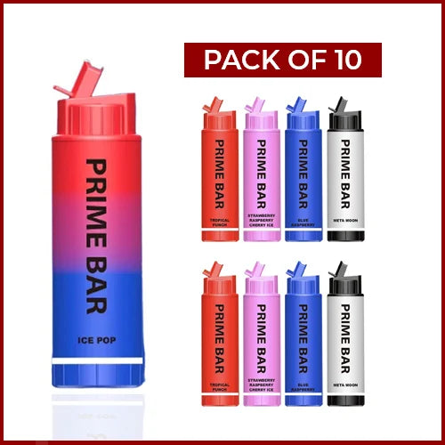 Prime Bar 8000 Puffs (Pack of 10)