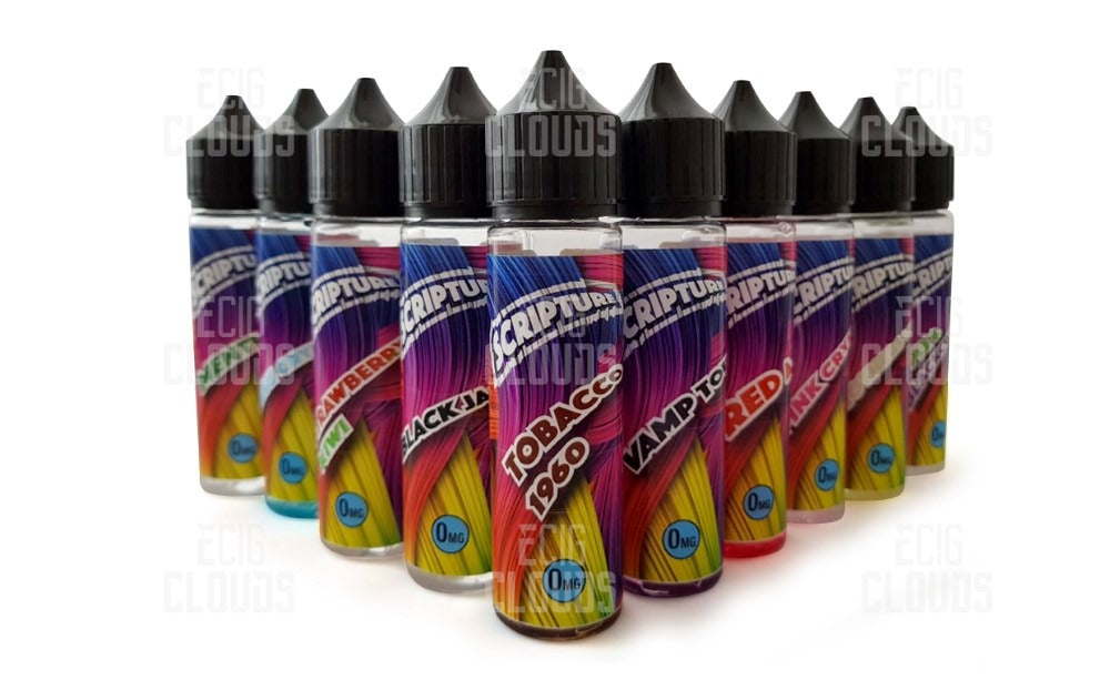 SCRIPTURE 50ML E LIQUID 35 FLAVOURS AVAILABLE