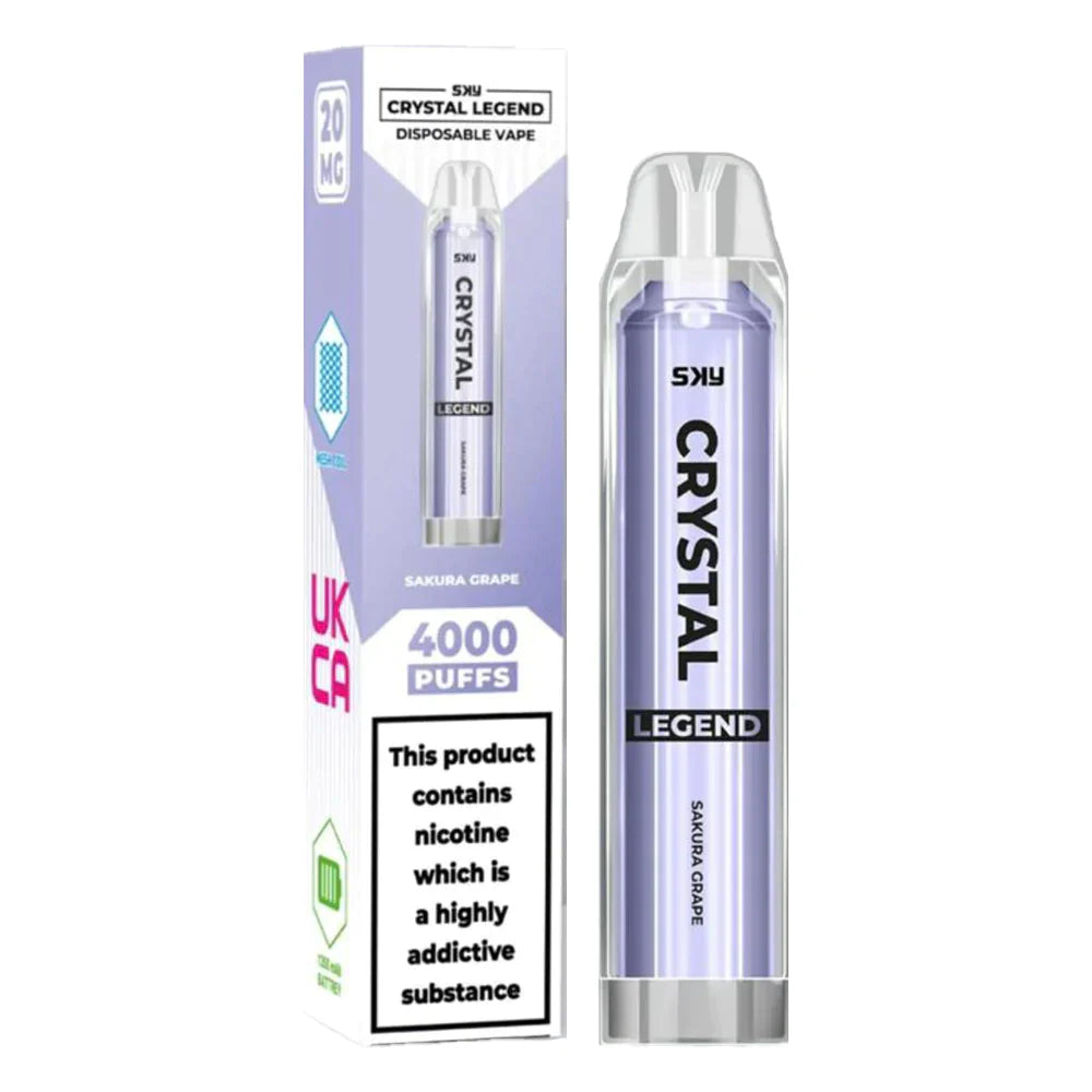 Crystal Legend 4000 Puffs Disposable Vape (Pack of 10)