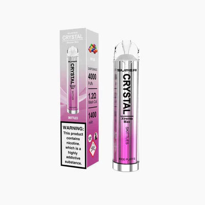 Super Crystal Xtreme Max 4000 Disposable Vape Pod