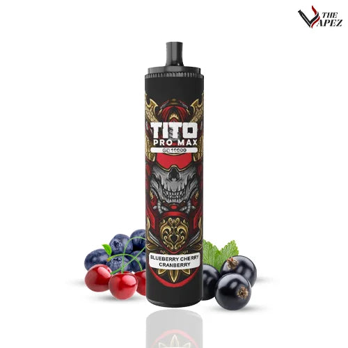 Tito Pro Max GD 10000 Puffs-Blueberry Cherry Cranberry