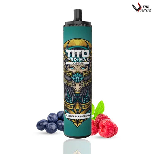 Tito Pro Max GD 10000 Puffs-Blueberry Raspberry