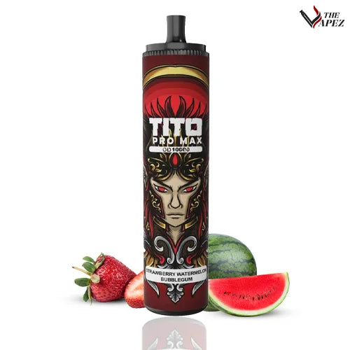 Tito Pro Max GD 10000 Puffs-Strawberry Watermelon Bubblegum